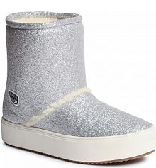 Śniegowce Chiara Ferragni srebrne damskie CF2739-004 Silver