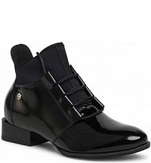 Botki na obcasie Maciejka czarne