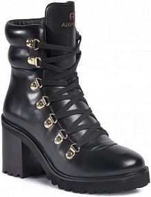 Botki na obcasie aigner czarne Amy 1A 1202010