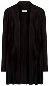 Kardigan z mieszanki wiskozy model Claudisse FREE/QUENT czarny EAN 112875