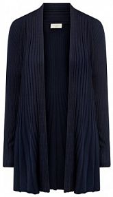 Kardigan z mieszanki wiskozy model Claudisse FREE/QUENT granatowy EAN 112875