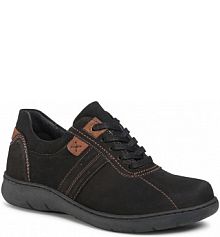 Półbuty sznurowane Go Soft czarne damskie WI23-TIARA-02 Black