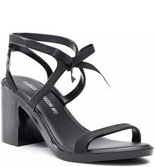 Sandały na obcasie Melissa czarne