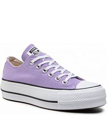 Półbuty sznurowane Converse fioletowe damskie Ctas Lift Ox 564384C