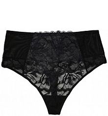 Koronkowe stringi z wysoką talią  Bonprix