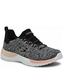 Półbuty wsuwane Skechers szare damskie