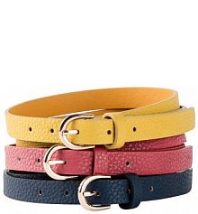 Komplet pasków (3 sztuki)  damski Bonprix