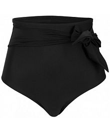 Mocno modelujące figi bikini z wysokim stanem i wiązanym paskiem  Bonprix