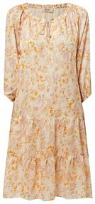 Sukienka midi z cupro model Tinka Chintz MOS MOSH różowa EAN 137000