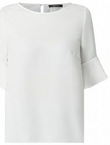 Bluzka z wolantami Swing biała damska