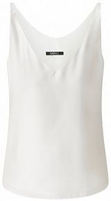 Top z satyny Swing biały damski EAN 130009 60