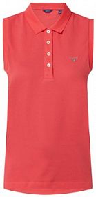 Top z kołnierzykiem polo Gant różowy damski EAN 4202225