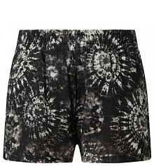 Szorty z mieszanki bawełny i wiskozy model Ookow banana moon czarne damskie EAN OOKOW DIPWASHDAY