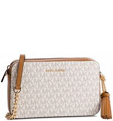 Torebka listonoszka MICHAEL Michael Kors beżowa