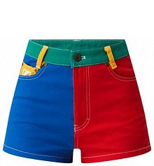 Szorty jeansowe z dodatkiem streczu Karl Kani czerwone EAN 6110058