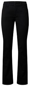 Jeansy o kroju straight fit z 5 kieszeniami MAC czarne damskie EAN 355L540190