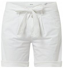 Szorty jeansowe o kroju relaxed fit z dodatkiem streczu model Mel B BRAX białe EAN 74-6624 09929320