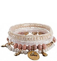 Komplet bransoletek (6 części)  Bonprix