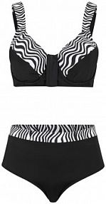 Bikini minimizer z wyściełanymi ramiączkami (2 części)  Bonprix