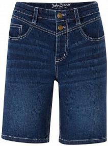 Bermudy dżinsowe ze stretchem  Bonprix