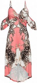 Sukienka letnia z dłuższym tyłem  Bonprix