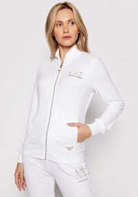 Bluza EA7 Emporio Armani biała damska 8NTM43 TJ9RZ 1100  Regular Fit