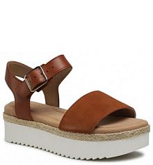 Espadryle Clarks brązowe damskie Lana 261588454