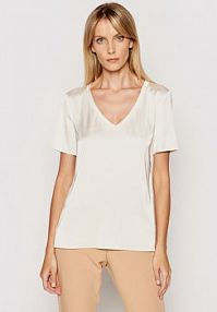 T-shirt Imperial beżowy damski TC66BBH  Regular Fit