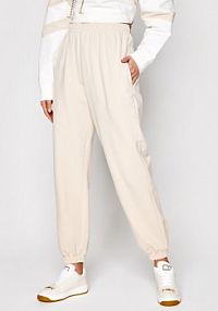 Spodnie dresowe Imperial beżowe damskie P1T7BCR  Regular Fit