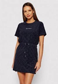 Sukienka codzienna Juicy Couture granatowa Tatum JCWE121083  Regular Fit