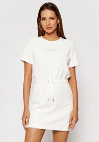 Sukienka codzienna Juicy Couture biała Tatum JCWE121083  Regular Fit