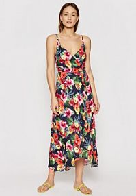 Sukienka letnia Banana Moon granatowa Mirsey Makoaday JPQ06  Regular Fit