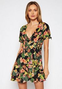 Sukienka letnia Banana Moon wielokolorowa 