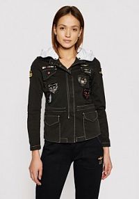 Kurtka przejściowa Aeronautica Militare czarna damska 