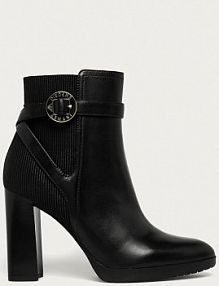 Botki na obcasie Emporio Armani  czarne  X3M316.XL505