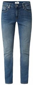 Jeansy o kroju slim fit z dodatkiem streczu model Catie QS niebieskie damskie EAN 2005663