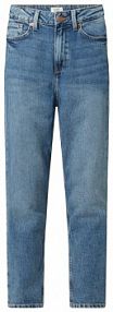 Jeansy o kroju mom fit z dodatkiem streczu QS niebieskie damskie EAN GJ Mom LT07
