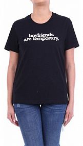 T-shirt Off-White  czarny damski Z krótkim rękawem  OWAA049F20JER008