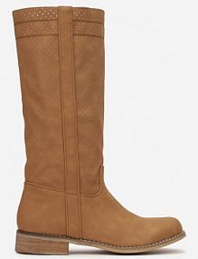 Camelowe Ażurowe kozaki Daemeli ballada damskie