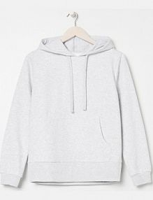 Bluza basic z kapturem Sinsay szara damska 2329F-09M