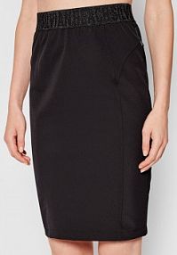Spódnica ołówkowa Silvian Heach czarna Niuva PGA21158GO  Slim Fit