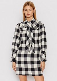 Sukienka koszulowa Silvian Heach biała Blimpit PGA21688VE  Regular Fit