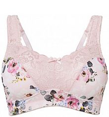 Biustonosz minimizer bez fiszbinów z wyściełanymi ramiączkami  Bonprix