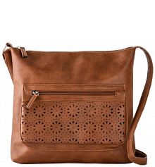 Torebka na ramię z dekoracyjną torebką zewnętrzną  Bonprix