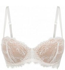 Biustonosz balkonetka z delikatnej koronki  Bonprix