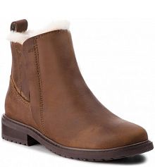 Sztyblety EMU Australia brązowe damskie Pioneer Leather W11692 Oak