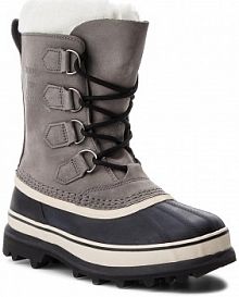 Śniegowce Sorel szare damskie