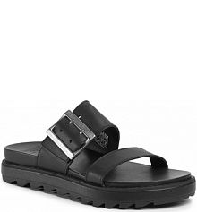 Klapki Sorel czarne damskie Roaming Buckla Slide NL3597-010 Black