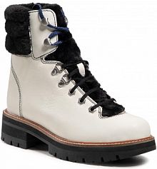 Trapery Clarks białe damskie Orianna Hiker 261525544  White Leather