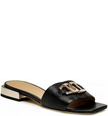 Klapki Aigner czarne damskie Fashion Saskia II 3A 1211080  Black 001